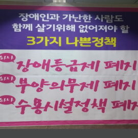 한국에서 장애인으로 산다는것